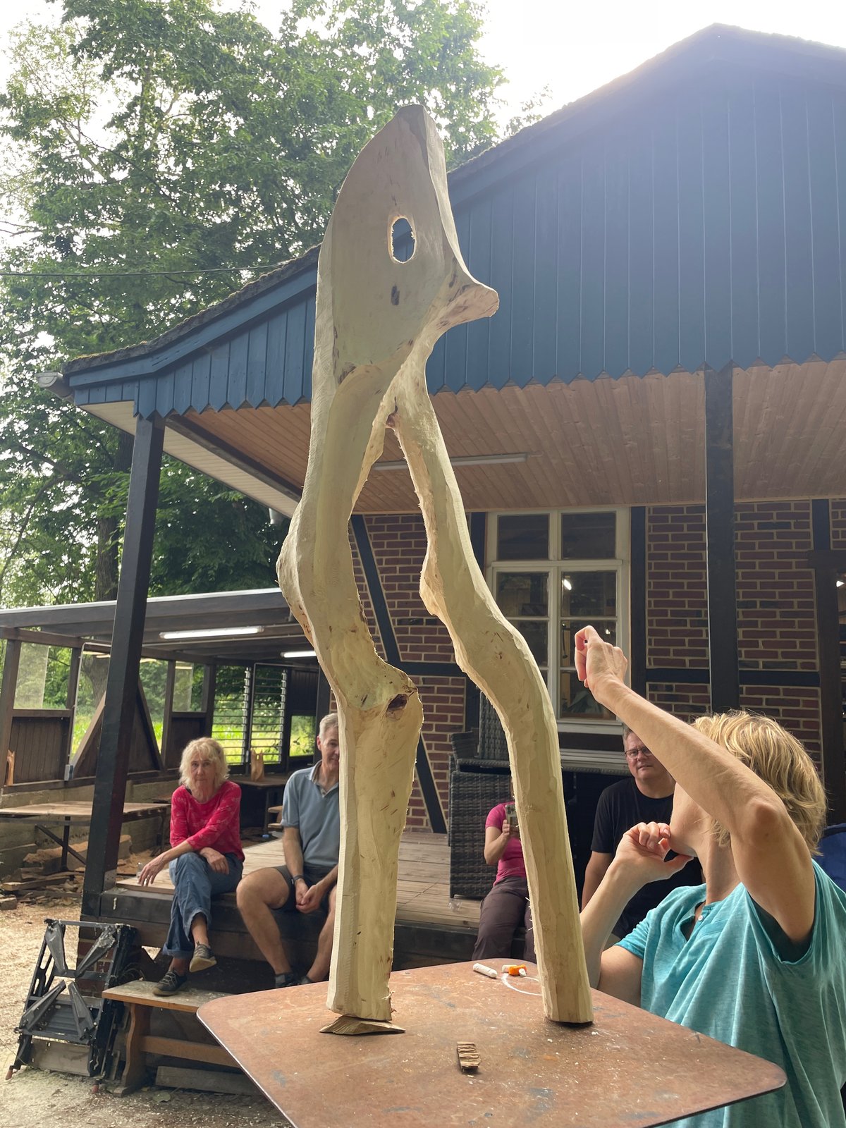 Impression aus dem SkulpTour-Wochenend-Workshop, 13.–15.06.2025