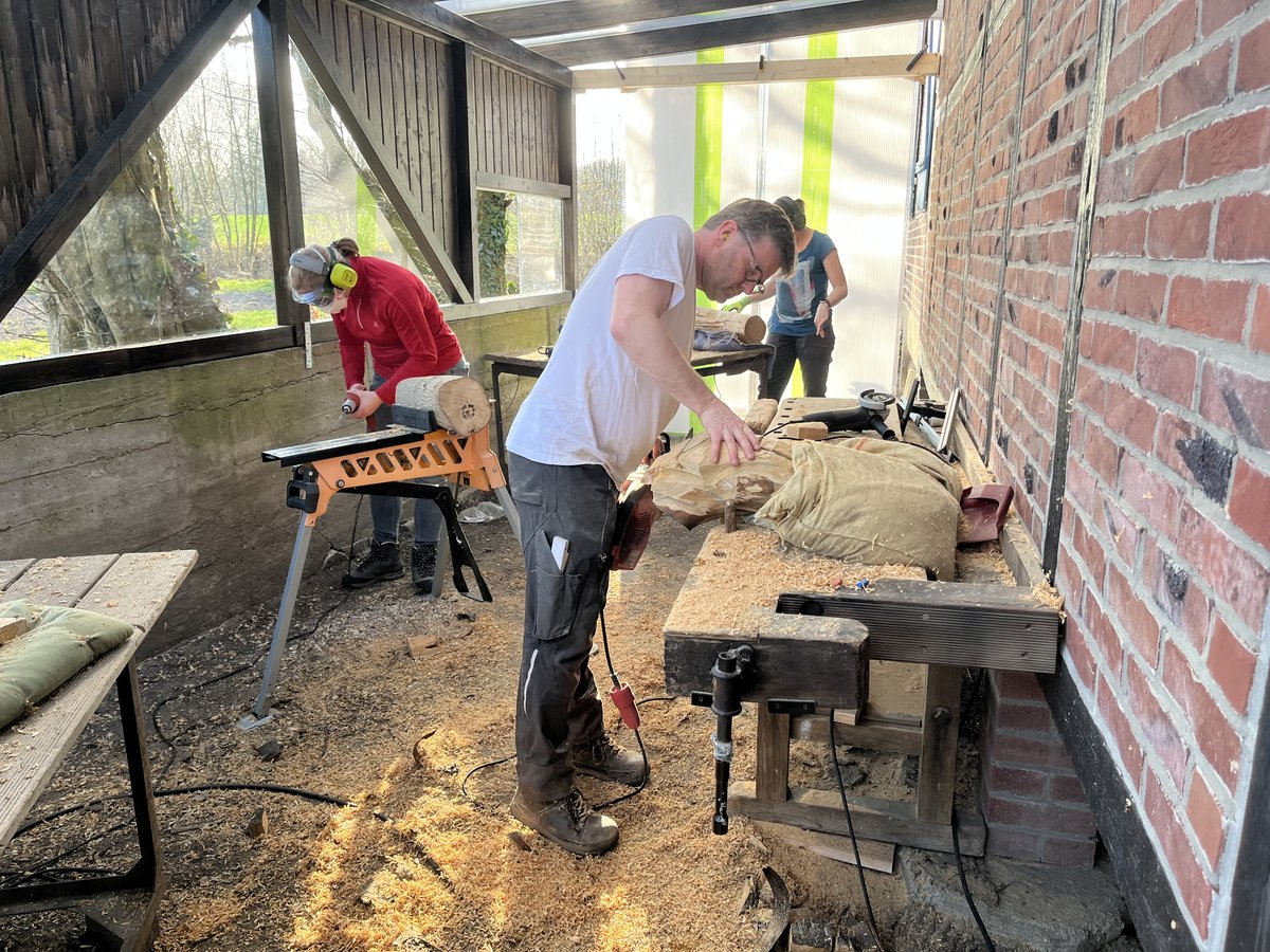 Impression aus dem SkulpTour-Wochenend-Workshop, 21.–23.03.2025