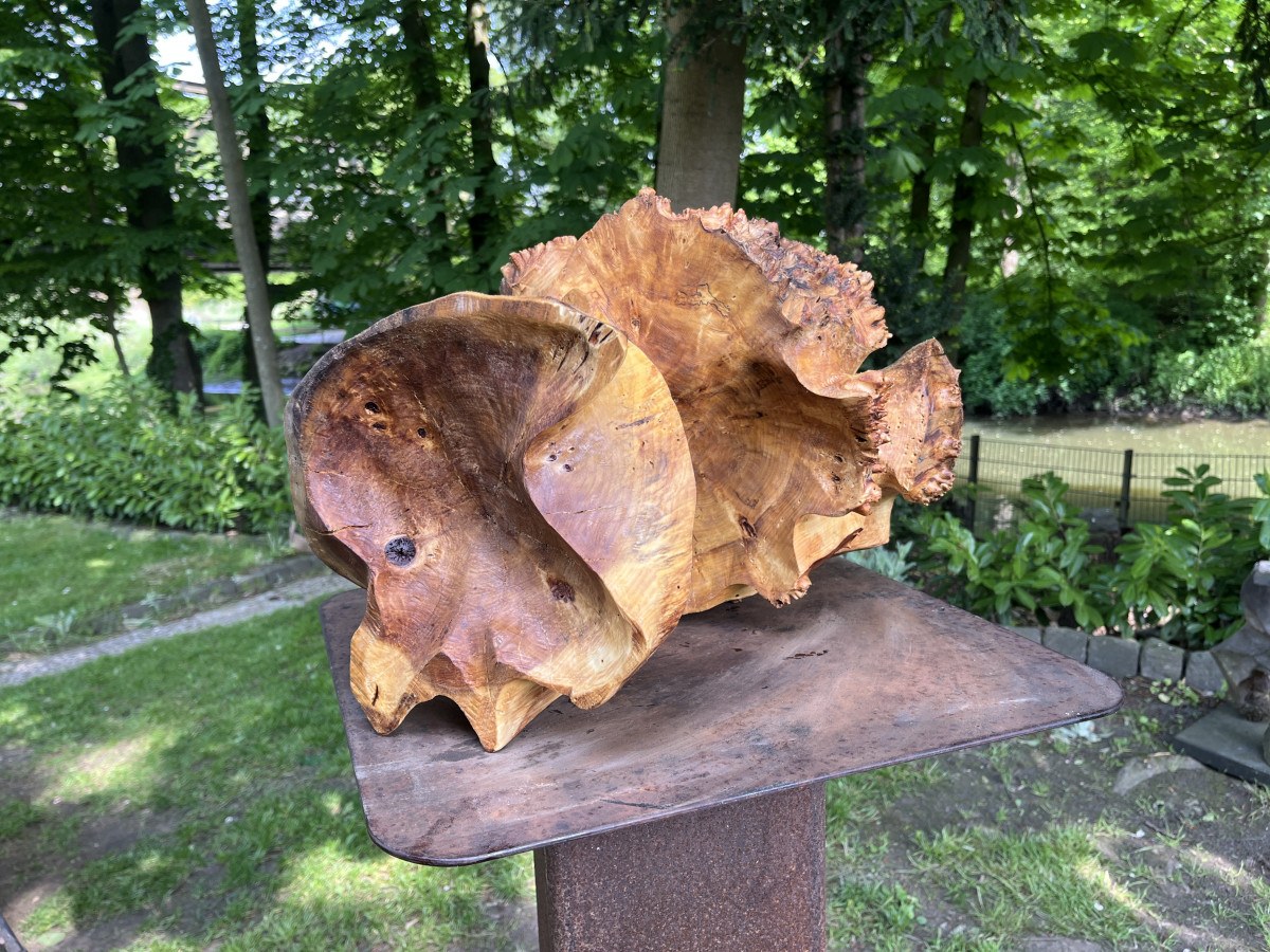 Achims Skulptur aus wahrscheinlich Ulme