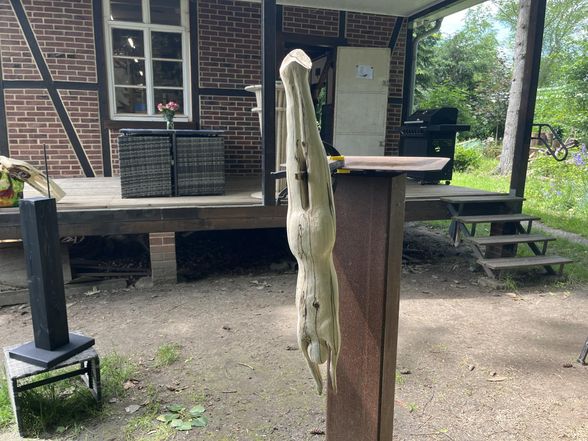 Hoffentlich springt sie in...